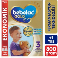 Bebelac Gold 3 Çocuk Devam Sütü 800 gr 4'lü Paket