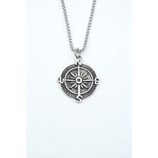 Had Safha Accessories Pusula Örme Zincir Kolye