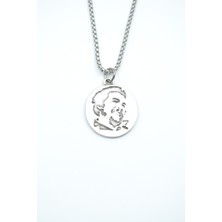 Had Safha Accessories Che Guevara Madalyon Örme Zincir Kolye