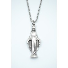 Had Safha Accessories Meryem Ana Örme Zincir Kolye