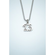 Had Safha Accessories 13 Yazılı Örme Zincir Kolye
