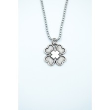 Had Safha Accessories Dört Yapraklı Yonca Örme Zincir Kolye