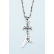 Had Safha Accessories Metallica Elektro Gitar Örme Zincir Kolye