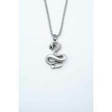 Had Safha Accessories Kobra Yılan Örme Zincir Kolye