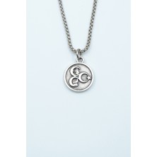 Had Safha Accessories 3 Hilal - Ay Yıldız - Kurt- Tuğra  Örme Zincir Kolye