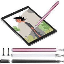 Puluz JD01 Manyetik Kalem Kapağı + Disk + Yedek Kalem Kafası Stylus Pen Beyaz (Yurt Dışından)