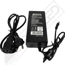 Dora Led 12 Volt 3 A Masa Tip Adaptör 12 Volt 3 Amper Masa Tipi