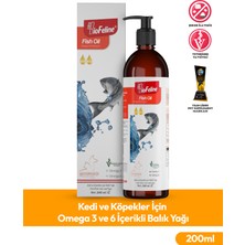 Biofeline Salmon Oil 200 Ml. (Kedi ve Köpekler Için Omega 3 ve 6 Desteği)