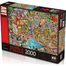 KS Games Ks Puzzle 2000 Parça Pontcheffs Harbour