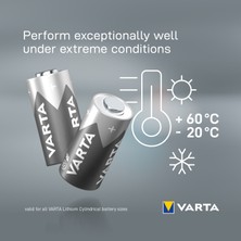 VARTA 2CR5 Lityum Tekli Pil