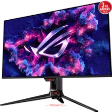 ASUS ROG SWIFT OLED PG32UCDM   31.5 GAMING 4K 3840x2160 0.03MS 240HZ DP HDMI USB-C VESA 3YIL EYECARE, FLICKER-FREE,DUSUK MAVI ISIK, YÜKSEKLİK AYARI USB-C PD90 W Monitör