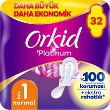 Orkid Platinum Normal (Boy 1) 32 adet Hijyenik Ped