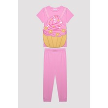 Penti Kız Çocuk Cupcake Çok Renkli  Pijama Seti