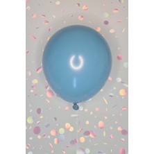 Pekshop Retro Deep Blue Lateks Balon 12 Inç Retro Renk Balonlar 10 Lu