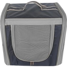 Markapet Çift Cam Kedi Köpek Taşıma Çantası 32X40X42 cm Lacivert