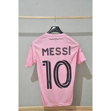 Messi Yeni Takım Inter Pembe Halı Saha Forması Yetişkin