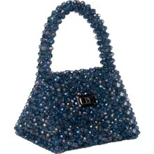 ‎Comfychic Xdearjulia Mercury Crystal Bag Özel Üretim %100 El Işçiliğiyle Hazırlanmış Kadın Şık Party Çanta