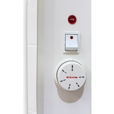 MAKTEK 2500 Watt Elektrikli Panel Konvektör Isıtıcı Manuel (Ayaklar,askı Aparatı Dahil)