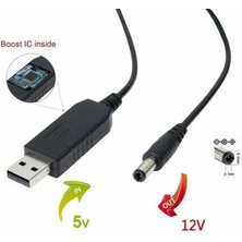 Daytona A4322 5V To 12V Dc USB Voltaj Yükseltici Çevirici Adaptör Kablosu