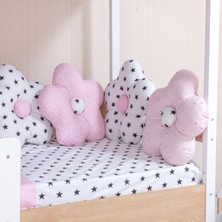 Papatya Pembe Montessori Bebek-Çocuk Uyku Seti 90X190