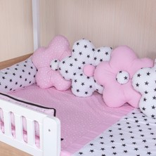 Papatya Pembe Montessori Bebek-Çocuk Uyku Seti 90X190