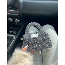 ‎Comfychic Xdearjulia Mini Chaın Bag Özel Üretim %100 El Işçiliğiyle Hazırlanmış Kadın Şık Party Çanta