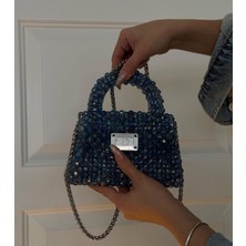 ‎Comfychic Xdearjulia Mini Chaın Bag Özel Üretim %100 El Işçiliğiyle Hazırlanmış Kadın Şık Party Çanta