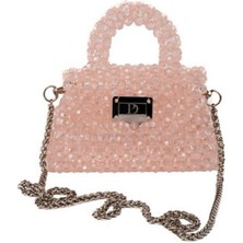 ‎Comfychic Xdearjulia Mini Chaın Bag Özel Üretim %100 El Işçiliğiyle Hazırlanmış Kadın Şık Party Çanta