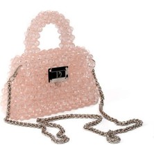 ‎Comfychic Xdearjulia Mini Chaın Bag Özel Üretim %100 El Işçiliğiyle Hazırlanmış Kadın Şık Party Çanta