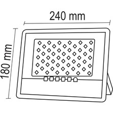 N&D Lighting Forlife 100 Watt Güneş Enerjili Solar Projektör