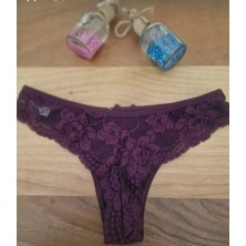 Zena Arkası Dantelli Bikini Model Külot 5'li