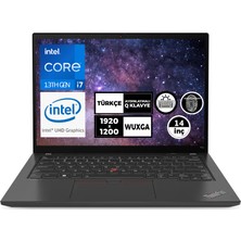 Lenovo Thinkpad T14 Gen 4 Intel Core I7-1355U 16GB 512GB SSD 14" Wuxga Freedos Taşınabilir Bilgisayar 21HES91FTX