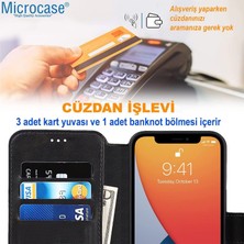 Microcase Xiaomi Redmi Note 11T/POCO X4 Gt Darbeye Dayanıklı Cüzdanlı ve Standlı Kapaklı Deri Kılıf Siyah AL4232