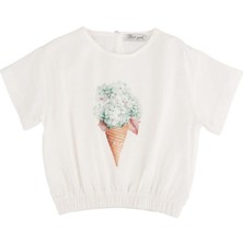 Best Kids Kız Çocuk Baskılı Bluz