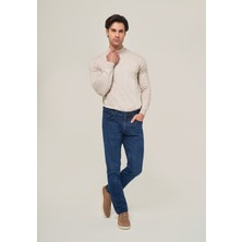 Tony Montana Klasik Kalıp Basic Yarım Balıkçı Yaka Triko-T1003