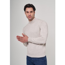 Tony Montana Klasik Kalıp Basic Yarım Balıkçı Yaka Triko-T1003