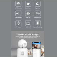 Blic 1080P Bebek Çocuk Izleme Kamerası My Baby Home Security Camera Ev Güvenlik Kamerası Uygulamalı
