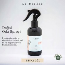 La Melisse Fragrances Doğal Beyaz Gül Oda ve Çamaşır Kokusu, Doğal Çiçek Özlü, Doğal Içerikli, 250 ml