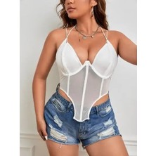 Yeni Sezon Kadın Özel Tasarım Balenli Büstiyer Sexy