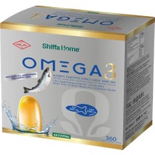 Shiffa Home Omega 3 - Balık Yağı Softjel 1000 mg 360 Softgel - Mega Boy