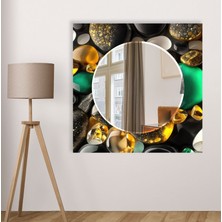 Myphotostation Zen & Spa Taşları Temperli Cam Duvar Aynası