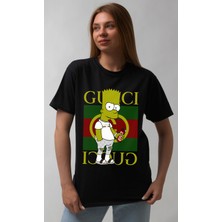 Bu Tshirt Simpsons - Bart Simpson' Temalı Oversize Street Wear Unisex Tişört.