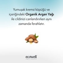 Ecowell Duş Jeli, Organik & Vegan Sertifikalı, Arındırıcı, Tazeleyici, Hipoalerjenik, Argan Mucizesi, 300ml