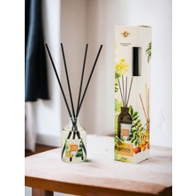 La Melisse Fragrances 2'li Bambu Çubuklu Oda Kokusu Paket  Amber ve Şeftali Çiçeği