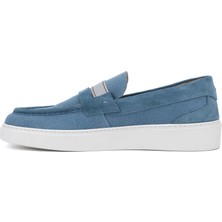 Redwood Erkek Hakiki Deri Mavi Loafer Ayakkabı 1022 16521 Erk Ayk Y24 Jeans