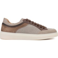 Redwood Erkek Deri & Tekstil Taupe Sneakers & Spor Ayakkabı 1022 16486 Erk Ayk Y24 Taupe