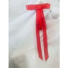 Hd Bujiteri Saten Kumaş Sallantı Kolej Modek Fiyonk Otomatik Toka