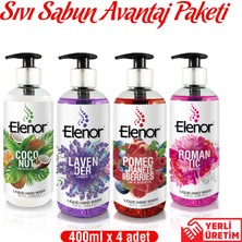 Elenor Sıvı Sabun 4’lü Avantaj Paketi 4 x 400 ml