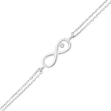 Altın Sepeti Gümüş Sonsuzluk Tek Aşk Bileklik