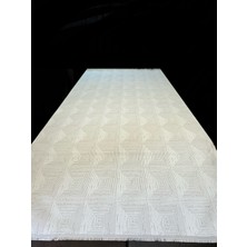Moda Bambu Halı Krem Renk Leke Tutmaz